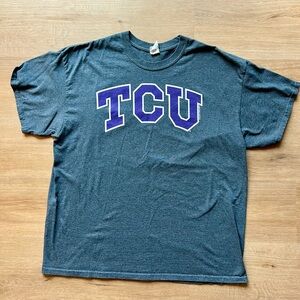 Gray TCU Tee, Size XL